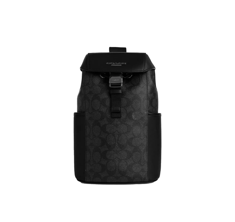 Coach Unisex Racer Pack In Signature Gunmetal/Charcoal/Black