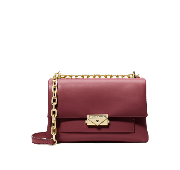 Michael Kors Women's Cece Medium Shoulder Bag Oxblood