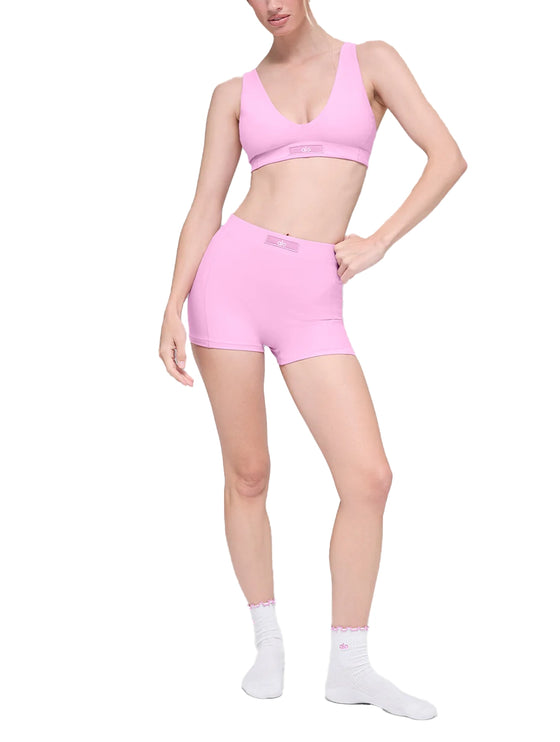 alo Women's Alosoft Sincere Bra Candy Heart Pink