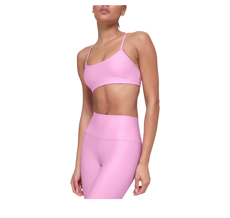 alo Women's Airlift Intrigue Bra Candy Heart Pink