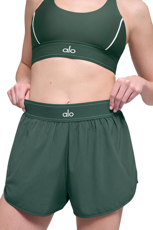 alo Women's Match Point Short Clover Green
