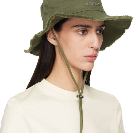 Jacquemus Unisex The Artichaut Bucket Hat Khaki