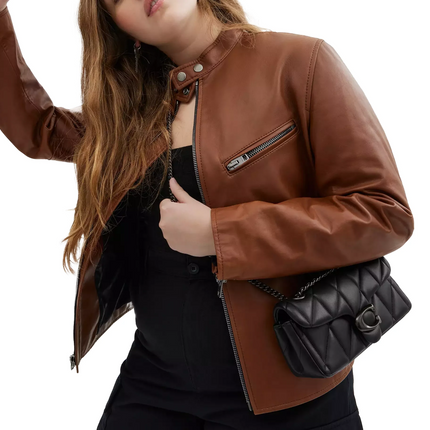 Coach Women's Tabby Shoulder Bag 20 With Pillow Quilting Pewter/Black