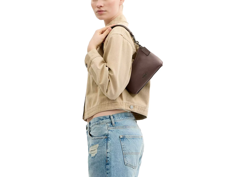 Coach Women's Laurel Small Shoulder Bag Qb/Dark Stone