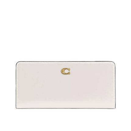 Coach Women's Essential Slim Wallet Brass/Chalk