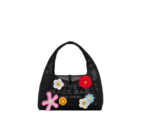 Marc Jacobs Women's The Daisy Crochet Mini Sack Bag Black