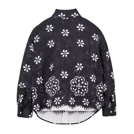 Marc Jacobs Women's Trompe L'Oeil Eyelet Bow Blouse
