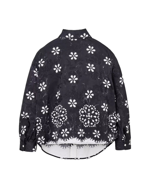 Marc Jacobs Women's Trompe L'Oeil Eyelet Bow Blouse