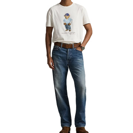 Polo Ralph Lauren Men's Classic Fit Polo Bear Jersey T-Shirt Nevis Denim Bear