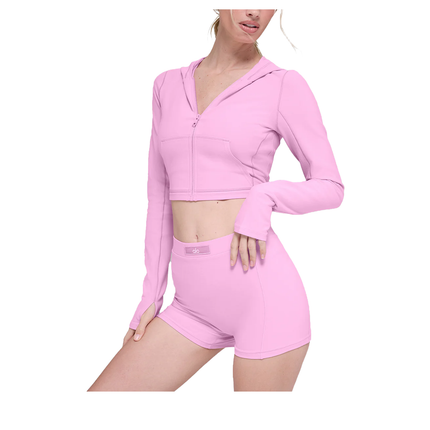 alo Women's Alosoft Sincere Fitted Jacket Candy Heart Pink