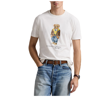 Polo Ralph Lauren Men's Classic Fit Polo Bear Jersey T-Shirt Nevis/hudsn Valley Bear