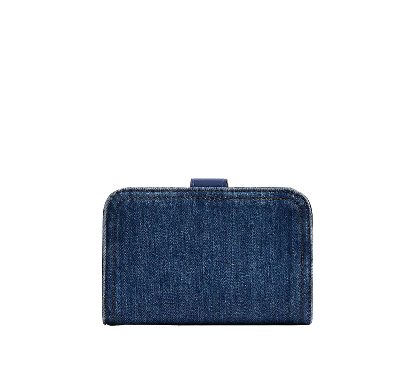 Coach Women's Tabby Wallet Brass/Deep Blue