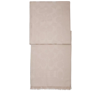 Coach Women's Signature Wrap Oatmeal