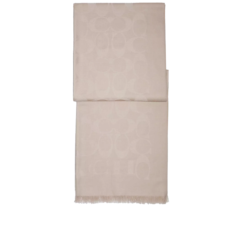 Coach Women's Signature Wrap Oatmeal