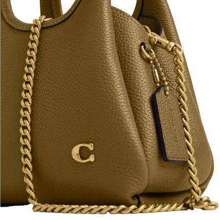 Coach Women's Lana Shoulder Bag 19 Brass/Muted Olive