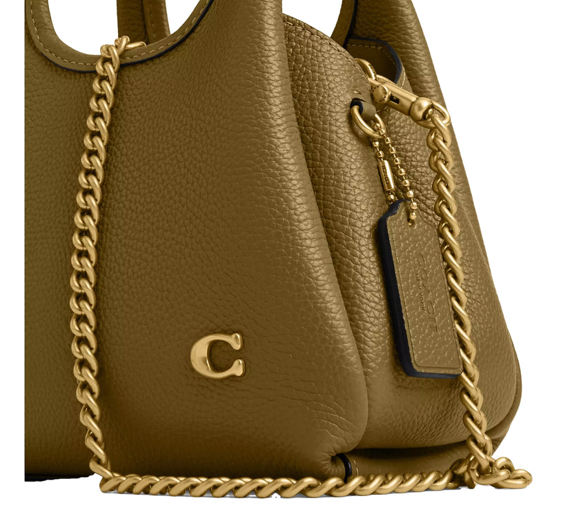 Coach Women's Lana Shoulder Bag 19 Brass/Muted Olive