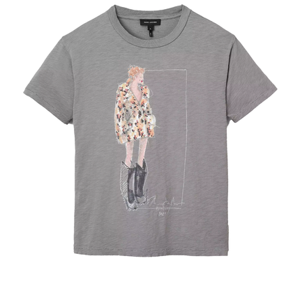 Marc Jacobs Women's Look 22 Oversized Tee Gray