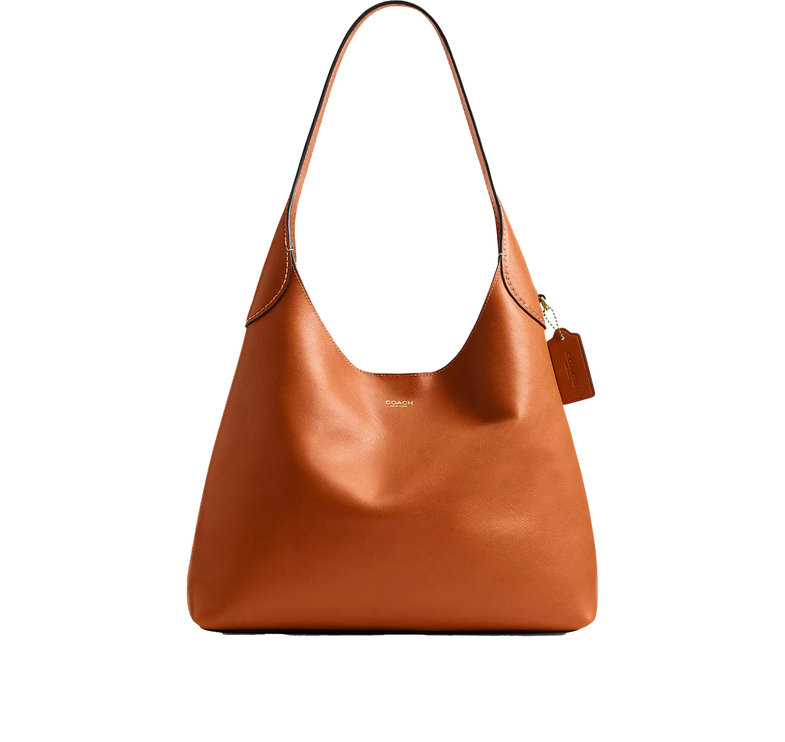 Coach Women's Brooklyn Shoulder Bag 34 Brass/Toffee