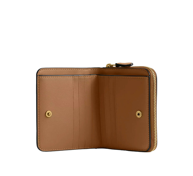 Coach Women's New York Billfold Wallet Brass/Honey Brown