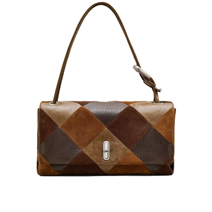 Marc Jacobs Women's The Suede Patchwork Large Dual Bag