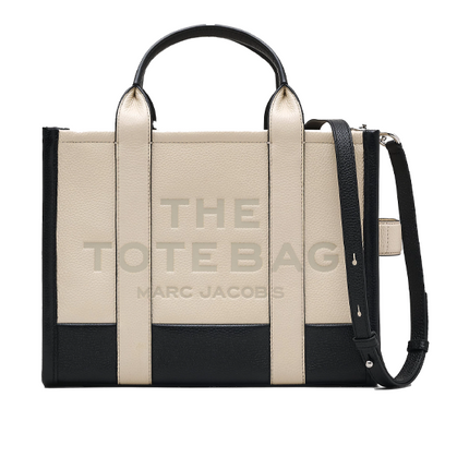Marc Jacobs Women's The Colorblock Medium Tote Bag Ivory Multi