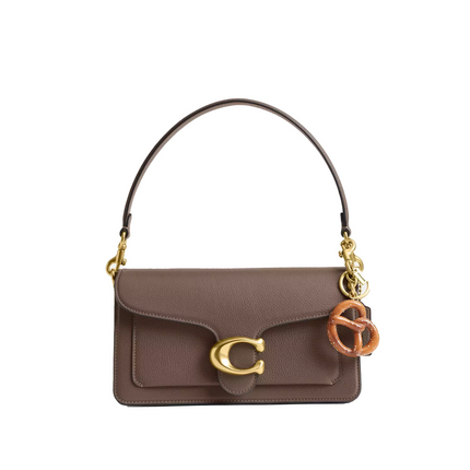 Coach Women's Small Pretzel Bag Charm Brass/Multi