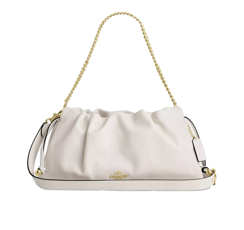 Coach Women's Faye Large Shoulder Bag Gold/Chalk