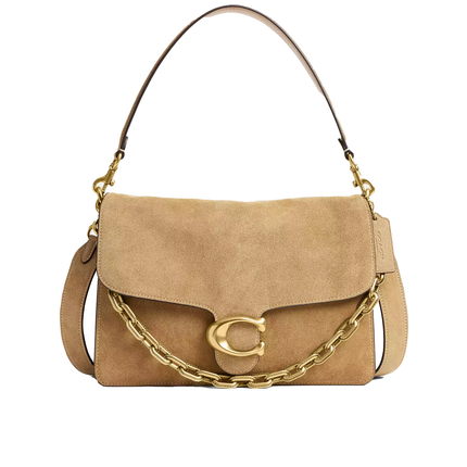 Coach Women's Chain Tabby Shoulder Bag 30 Brass/Sand