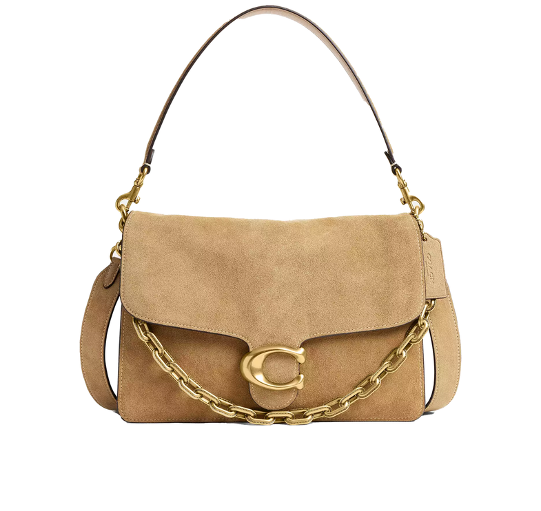 Coach Women's Chain Tabby Shoulder Bag 30 Brass/Sand