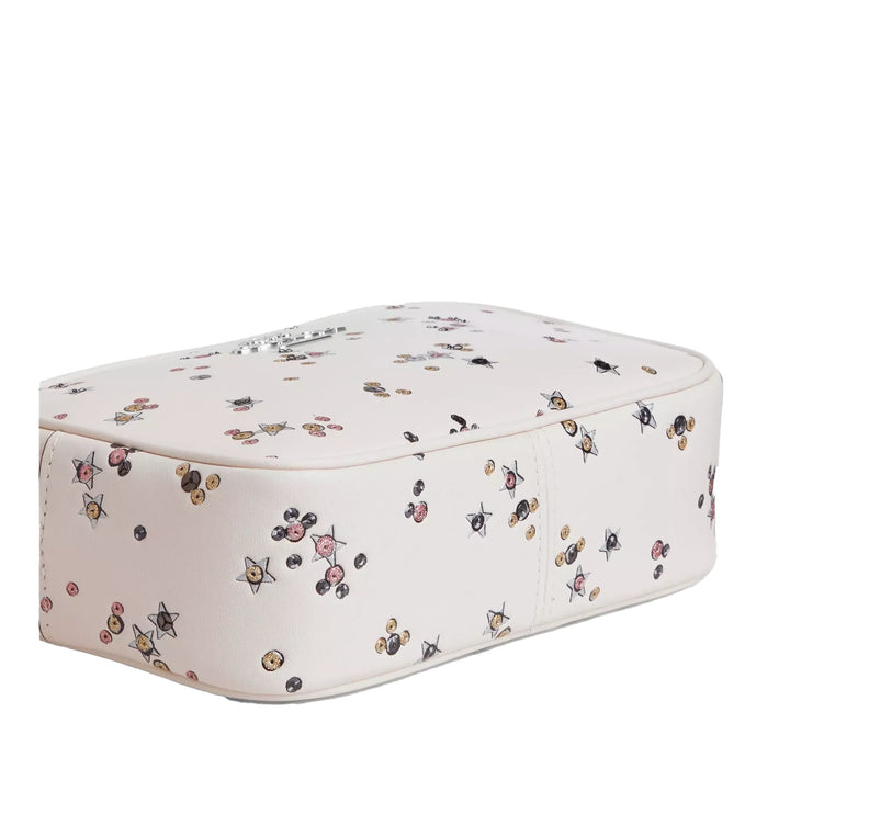 Coach Women's Mini Jamie Camera Bag With Star Print White/Silver