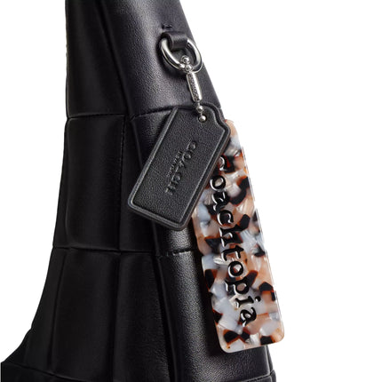 Coach Women's Alter/Ego Large Crescent Shoulder Bag In Upcrafted Leather Black