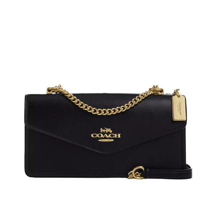 Coach Women's Klare Envelope Crossbody Bag Gold/Black