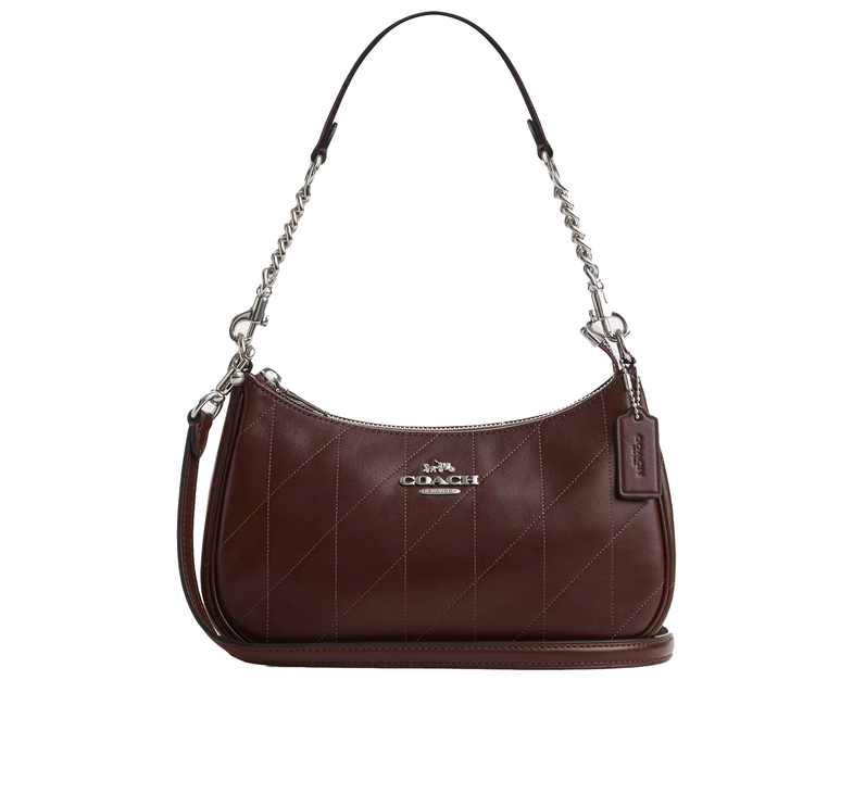 Coach Women's Teri Shoulder Bag With Quilting Silver/Maple