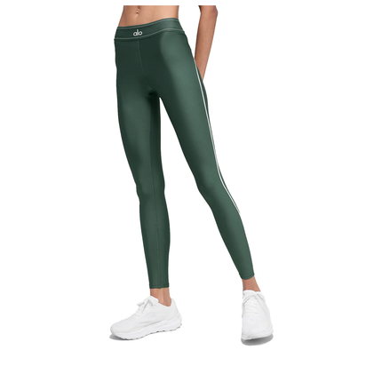 alo Women's Airlift High-Waist Suit Up Legging Clover Green/White