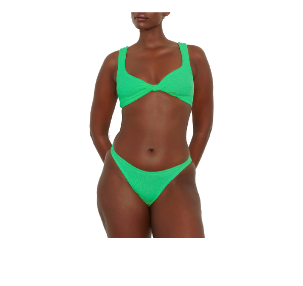 HUNZA G Women's Juno Bikini Lime