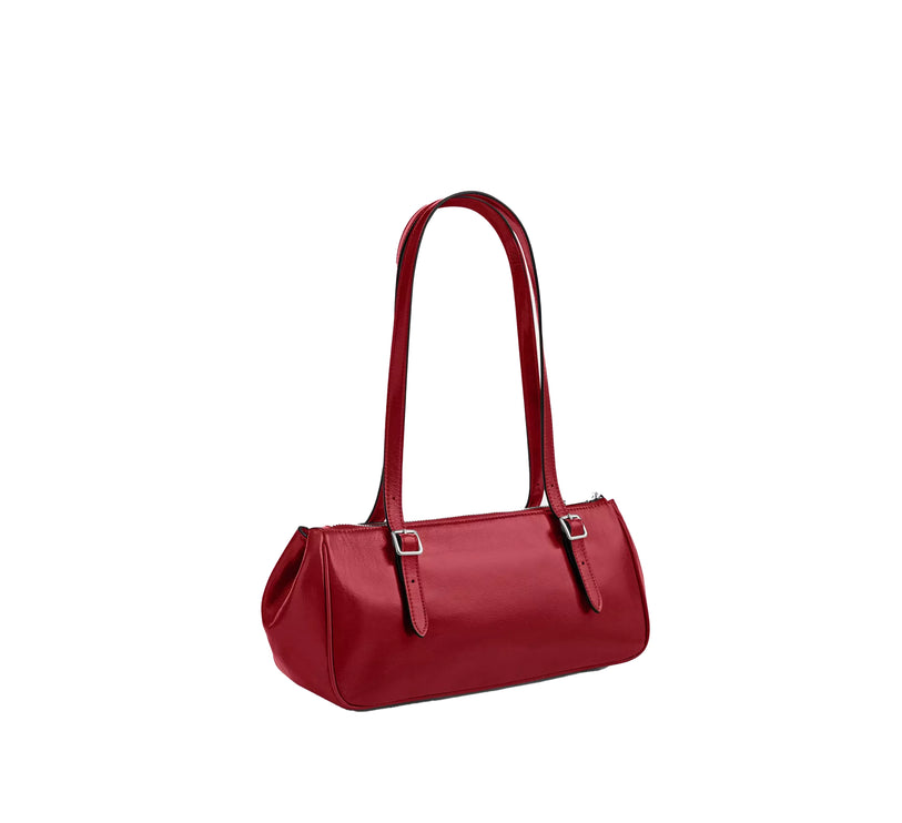 Coach Women's Asher Shoulder Bag Silver/Red