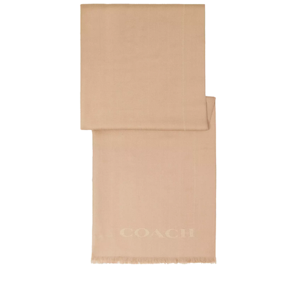 Coach Women's Jumbo Horse And Carriage Wrap Taupe