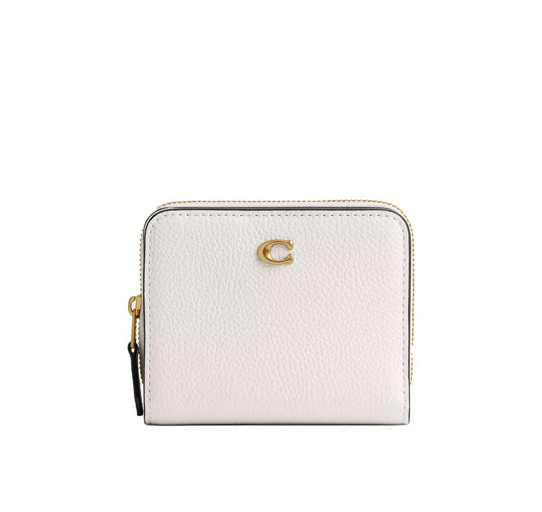 Coach Women's Essential Billfold Wallet Brass/Chalk