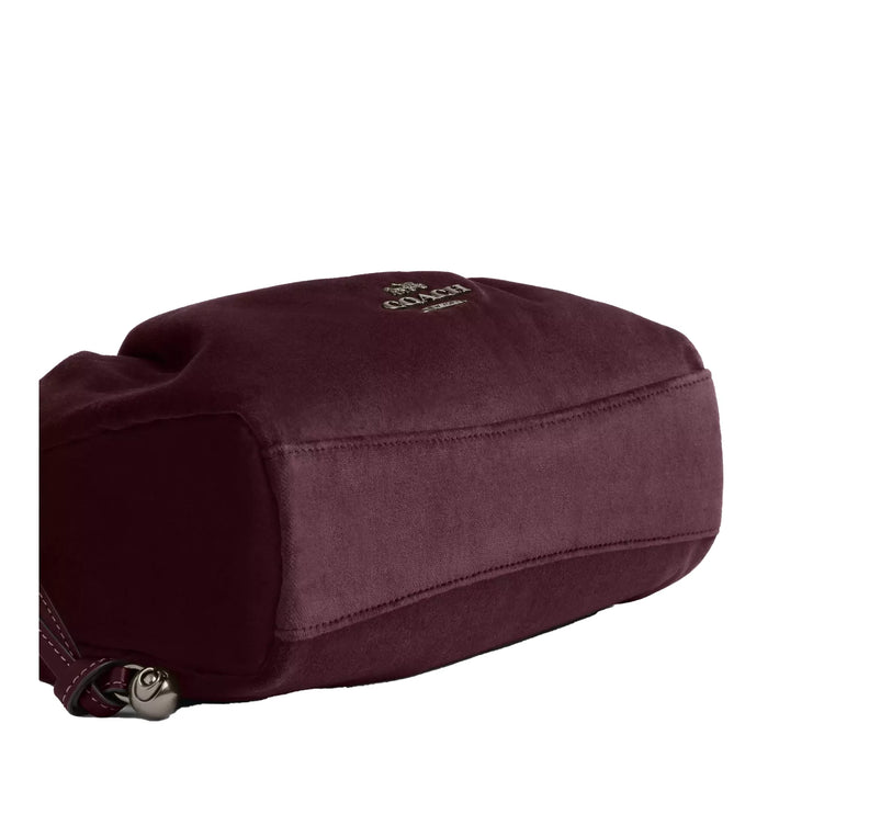 Coach Women's Faye Shoulder Bag Gunmetal/Burgundy