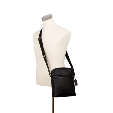 Coach Women's Houston Flight Bag Gunmetal/Black