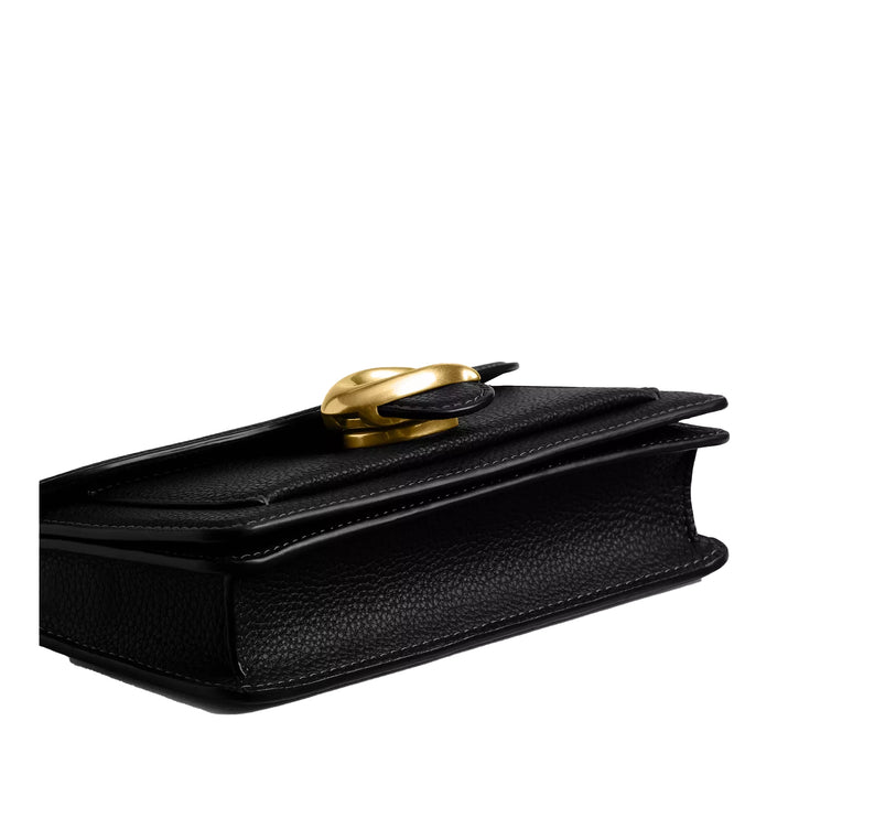 Coach Women's Tabby Chain Crossbody Bag 19 Brass/Black