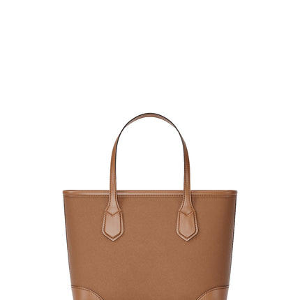Michael Kors Women's Eva Extra-Small Leather Convertible Tote Bag Luggage/Gold