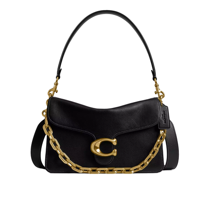 Coach Women's Chain Tabby Shoulder Bag Brass/Black