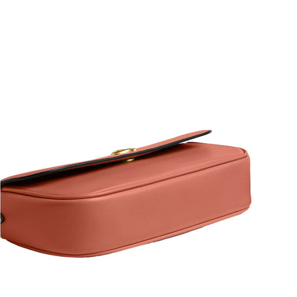 Coach Women's Brook Flap Chain Bag Brass/Dark Peach