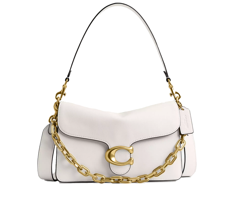 Coach Women's Chain Tabby Shoulder Bag Brass/Chalk