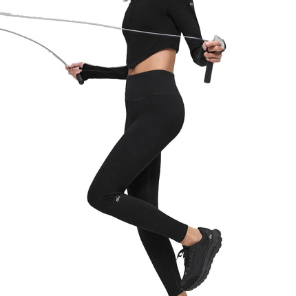 alo Women's Seamless Two Tone Rib Jacket Black