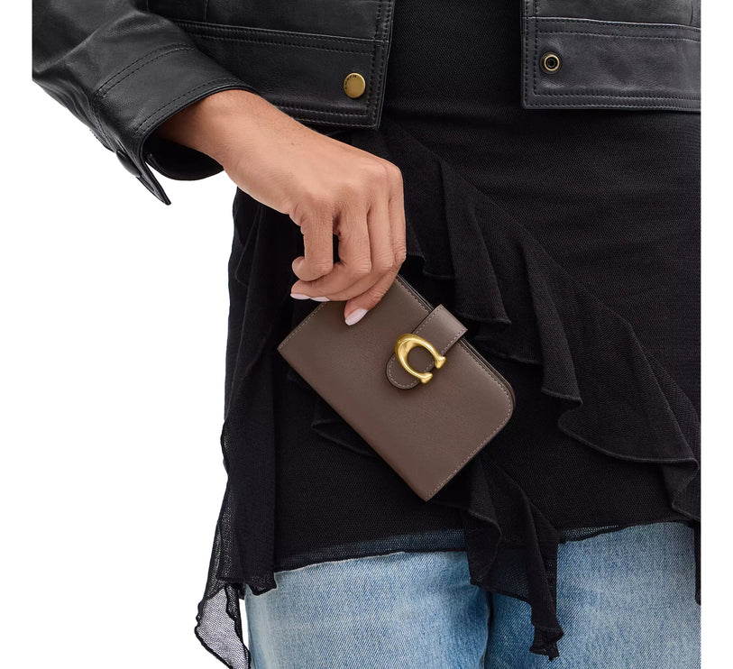 Coach Women's Tabby Wallet Brass/Dark Stone