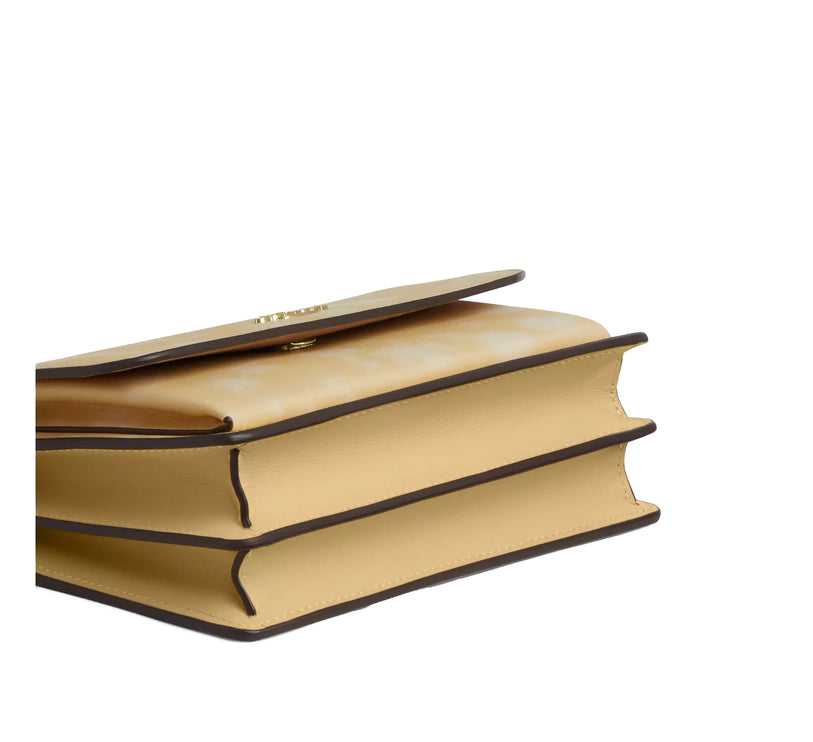 Coach Women's Mini Klare Crossbody Bag With Floral Print Gold/Washed Yellow