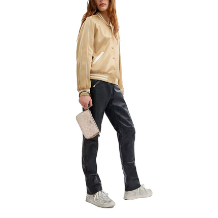 Coach Women's Nolita 19 In Blocked Signature Canvas Silver/Sand/Taupe Multi