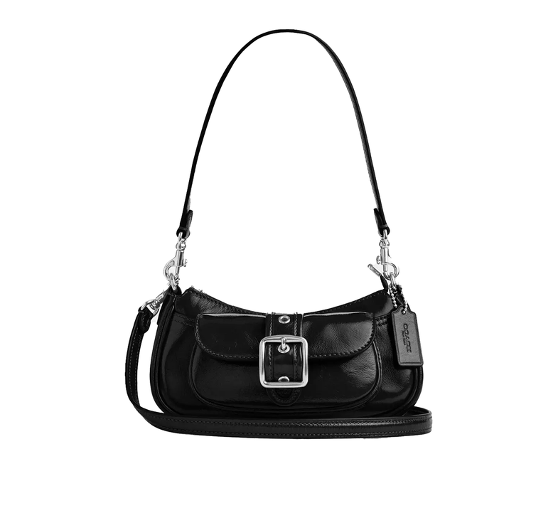 Coach Women's Ashton Mini Shoulder Bag Black/Silver